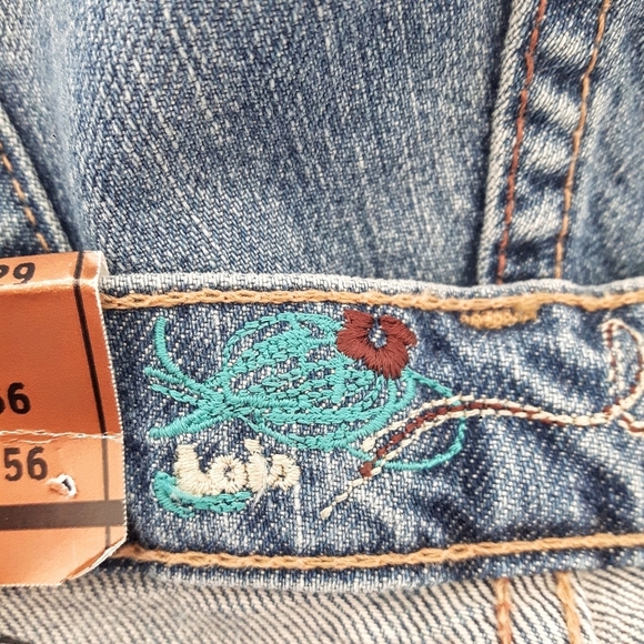 Lois High Rise Mom Relaxed Jeans Medium Wash Stretch Size 29 - Picture 4 of 15